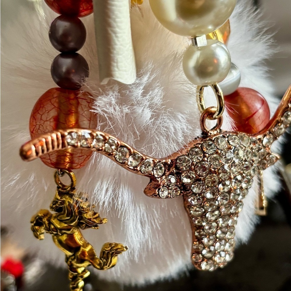 Unique, one-of-a-kind, boho-chic, bag backpack purse charm western style - Picture 6 of 9